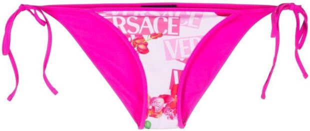 Versace Omkeerbare bikinislip Roze