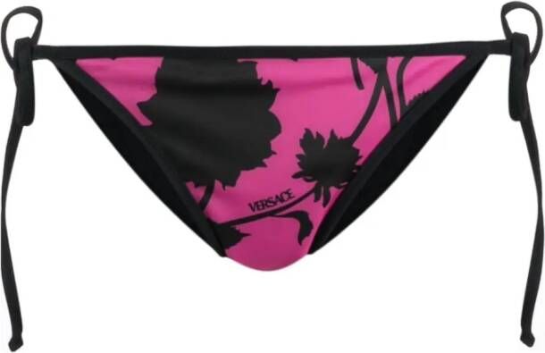 Versace Bikinislip met palmboomprint Zwart
