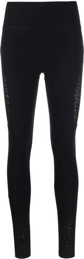 Versace Legging met logoprint Zwart