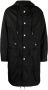 Versace Barocco Silhouette jacquard parka Zwart - Thumbnail 1