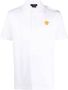Versace Poloshirt met borduurde Medusa Wit - Thumbnail 1