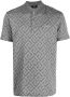 Versace Poloshirt met Greca print Grijs - Thumbnail 1