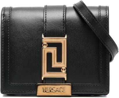 Versace Portemonnee met ketting Zwart