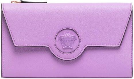 Versace Portemonnee met plakkaat Paars