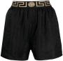 Versace Pyjamashorts met Greca detail Zwart - Thumbnail 1
