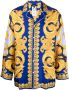 Versace Pyjamatop met barokprint Blauw - Thumbnail 1