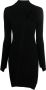 Versace Ribgebreide mini-jurk Zwart - Thumbnail 1