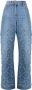 Versace Straight jeans Blauw - Thumbnail 1