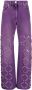 Versace Straight jeans Paars - Thumbnail 1