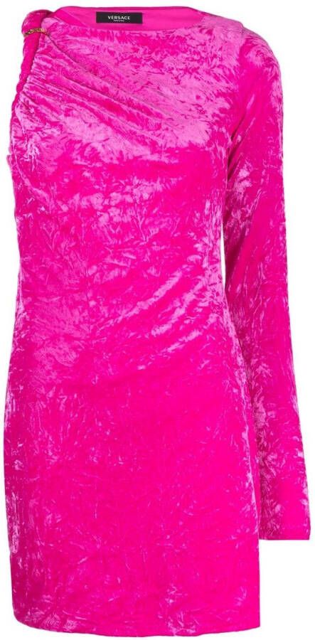 Versace Fluwelen mini-jurk Roze
