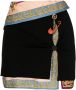 Versace Mini-rok met veiligheidsspeld Zwart - Thumbnail 1