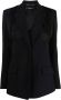 Versace Satijnen blazer Zwart - Thumbnail 1
