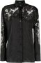 Versace Satijnen blouse Zwart - Thumbnail 1