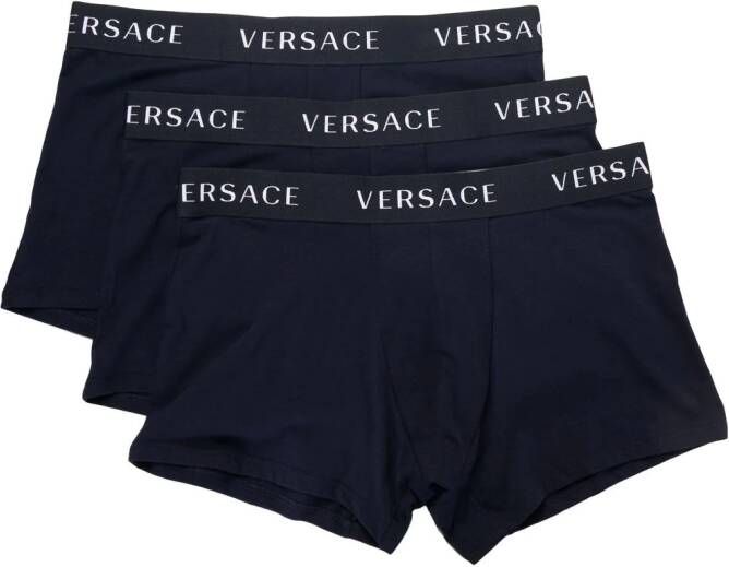 Versace Set van drie boxershorts Zwart