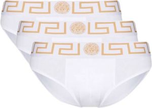 Versace Set van drie slips Wit