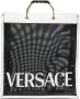 Versace Shopper met logopatch Wit - Thumbnail 1