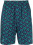 Versace Shorts met elastische taille Blauw - Thumbnail 1