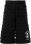 Versace Shorts met logoprint Zwart - Thumbnail 1