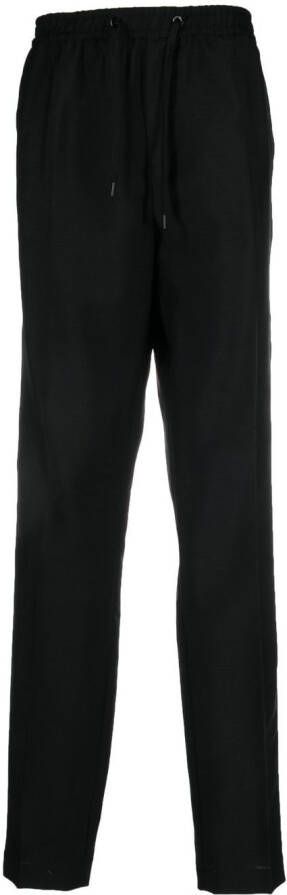 Versace Broek met zijstreep Zwart
