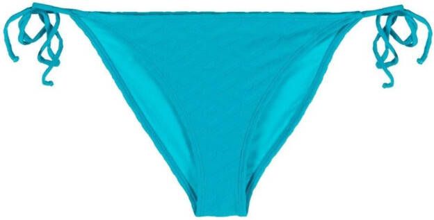 Versace Bikinislip met gestrikte zijkant Blauw