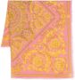 Versace Sjaal met barokprint Roze - Thumbnail 1