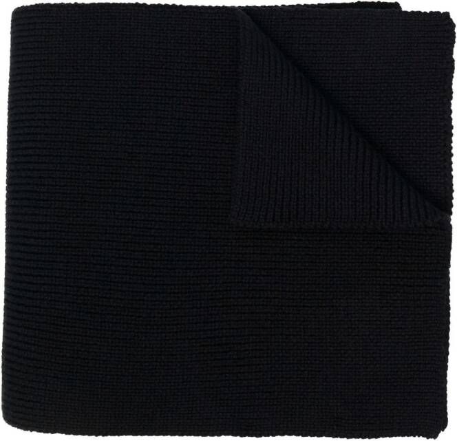 Versace Sjaal met Medusa patch Zwart