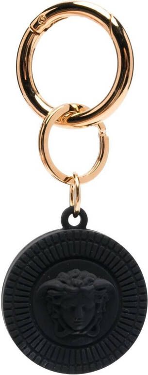 Versace Sleutelhanger met Medusa-logo Zwart