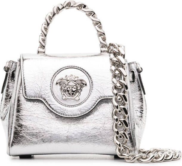 Versace La Medusa kleine shopper Zilver