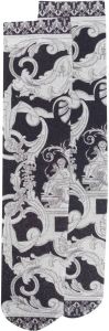 Versace Sokken met barokprint Zwart