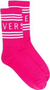 Versace Sokken met logo Roze