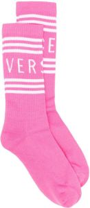 Versace Sokken met logoprint Roze