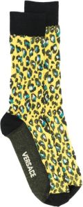 Versace Sokken met luipaardprint Geel
