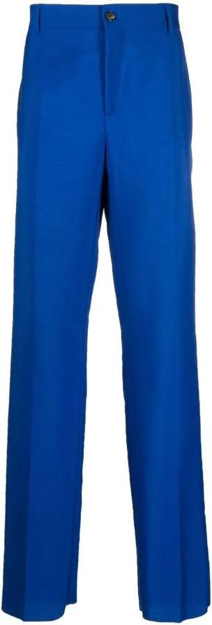 Versace Straight broek Blauw