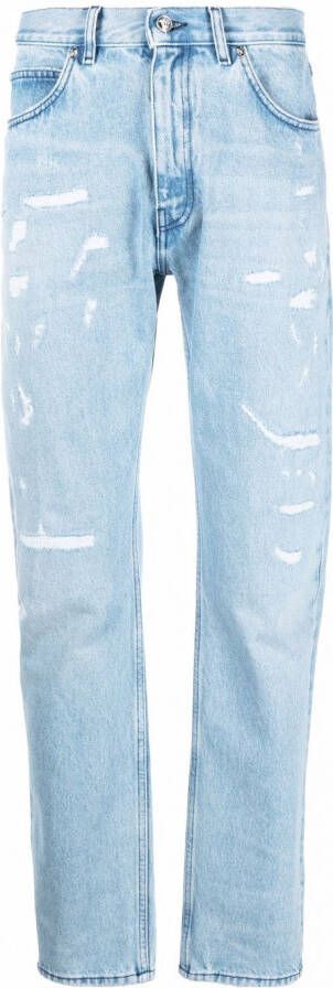 Versace Straight jeans Blauw