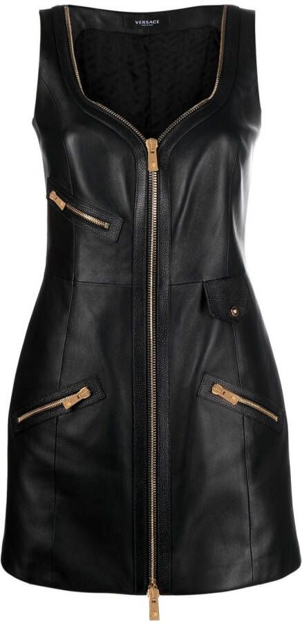 Versace Mini-jurk met sweetheart hals Zwart