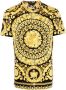 Versace Barocco katoenen T-shirt Zwart - Thumbnail 1