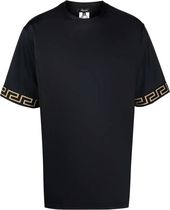 Versace Greca Gym T-shirt Zwart