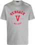 Versace T-shirt met logo-applicatie Grijs - Thumbnail 1