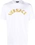 Versace Seashell Baroque katoenen T-shirt met print Wit - Thumbnail 1