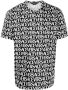 Versace T-shirt met logoprint Zwart - Thumbnail 1