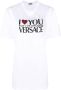 Versace T-shirt met tekst Wit - Thumbnail 1