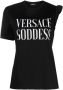 Versace T-shirt met tekst Zwart - Thumbnail 1