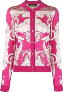 Versace Vest met barokprint Roze