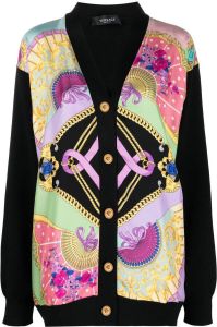 Versace Vest met barokprint Zwart