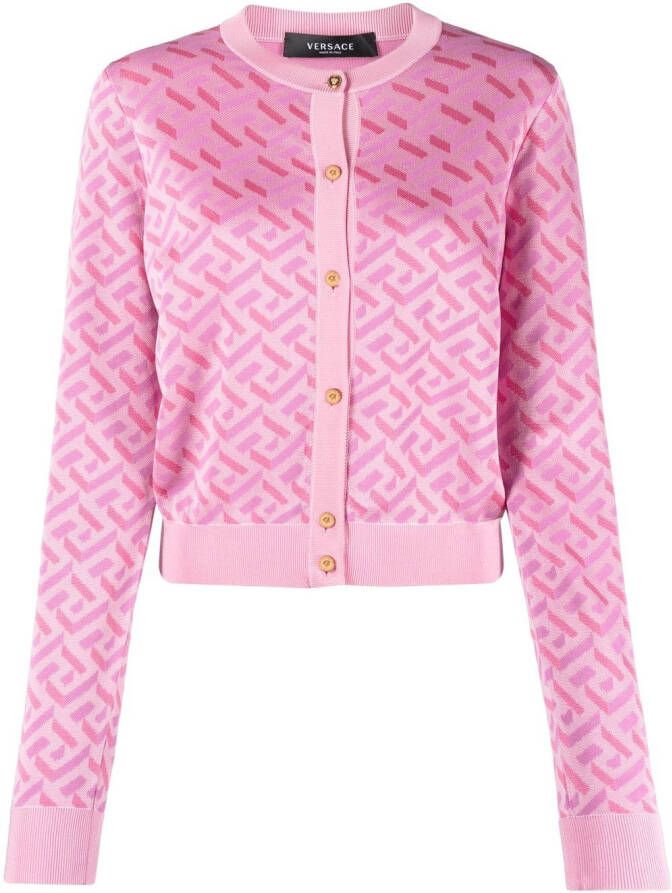 Versace Vest met monogram Roze