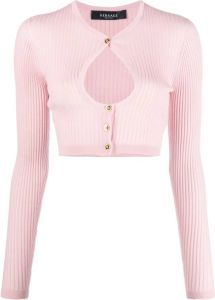 Versace Vest met uitgesneden detail Roze