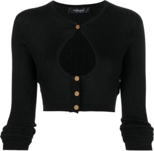 Versace Vest met uitgesneden detail Zwart