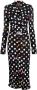 Versace x Dua Lipa mini-jurk met stippen vlinder en lieveheersbeestjes print Zwart - Thumbnail 1