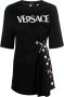 Versace x Dua Lipa T-shirt met veiligheidsspeld Zwart - Thumbnail 1