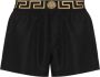 Versace Zwembroek met Greca tailleband Zwart - Thumbnail 1